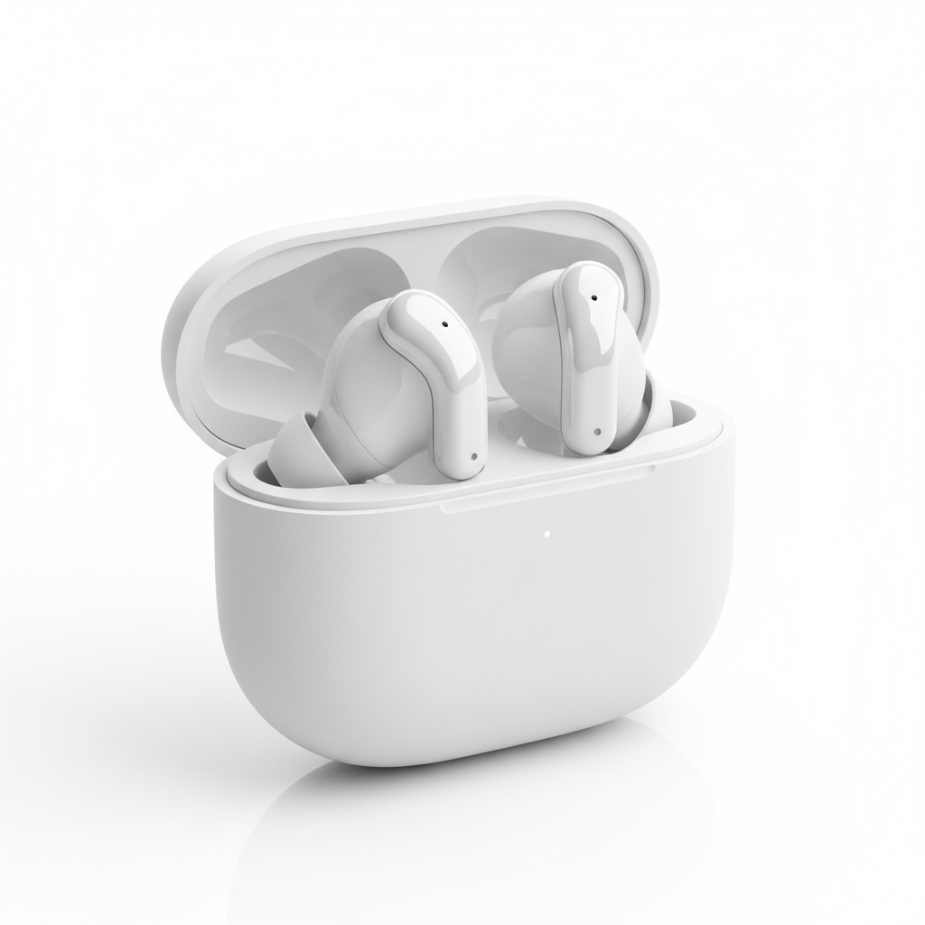 Wireless Earbuds Product Shot